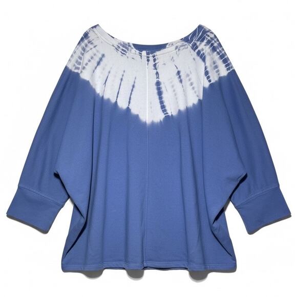 J. Jill Tops - J. Jill Tie Dye Sweatshirt Organic Cotton Dolman Sleeve